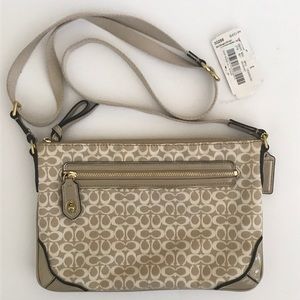 COACH Small Purse, Khaki and Gold, NEW with Tags!